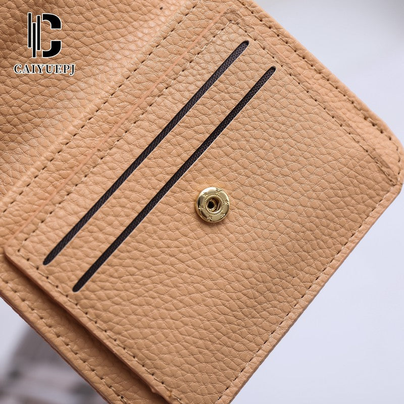 Small Wallet for Women Slim RFID Blocking Credit Card Holder Bifold Leather Wallets with Zipper Coin Pocket