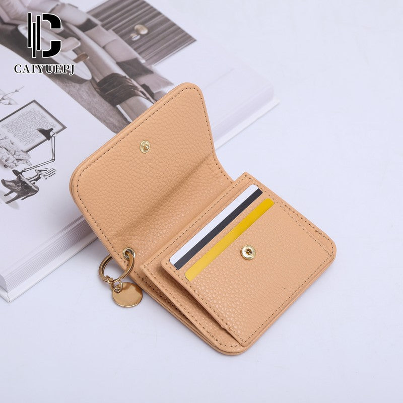 Small Wallet for Women Slim RFID Blocking Credit Card Holder Bifold Leather Wallets with Zipper Coin Pocket