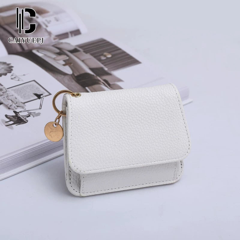 Small Wallet for Women Slim RFID Blocking Credit Card Holder Bifold Leather Wallets with Zipper Coin Pocket